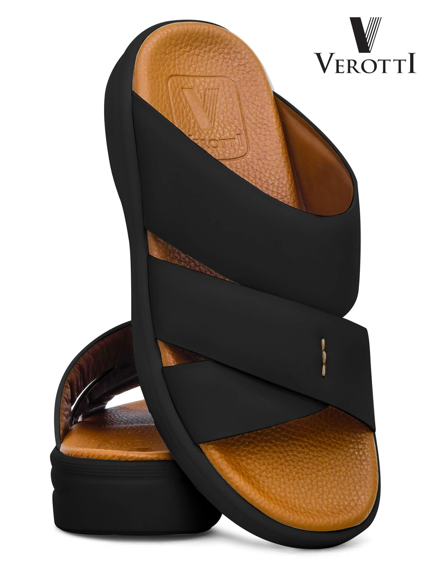 Verotti [X432]VTGE-10 [LP] Black Gents Arabic Sandal