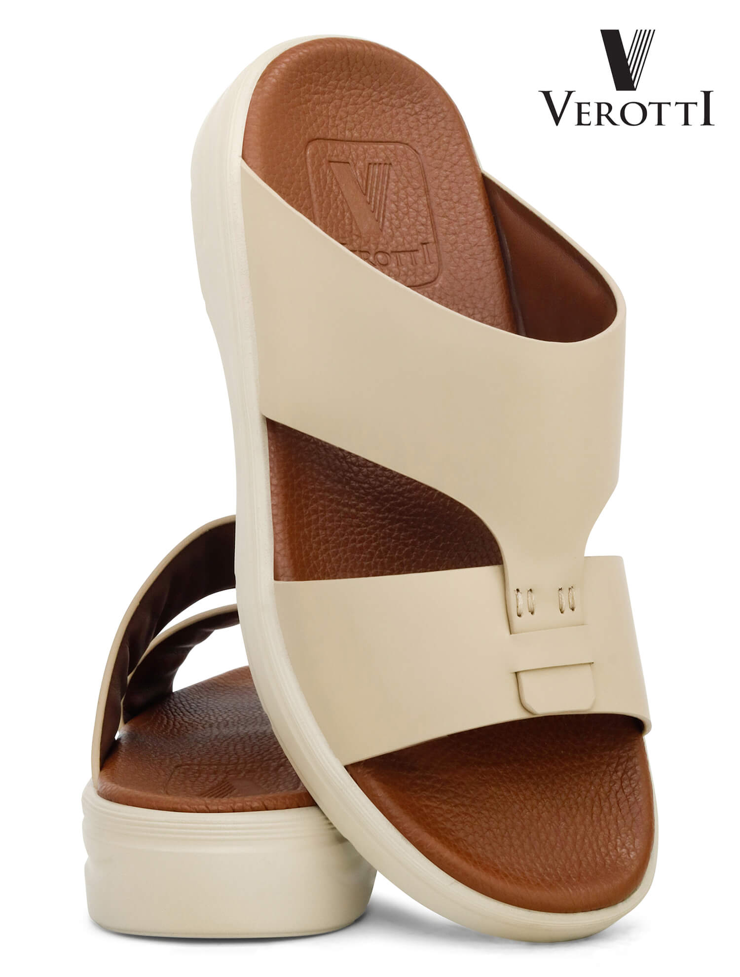 Verotti[X451]VTGE-06 Beige Gents Arabic Sandal