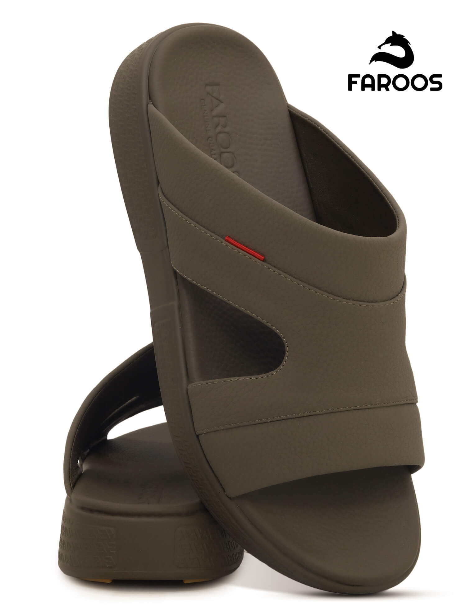 Faroos[F515]M099-Truffle-Gents-Arabic-Sandal-40