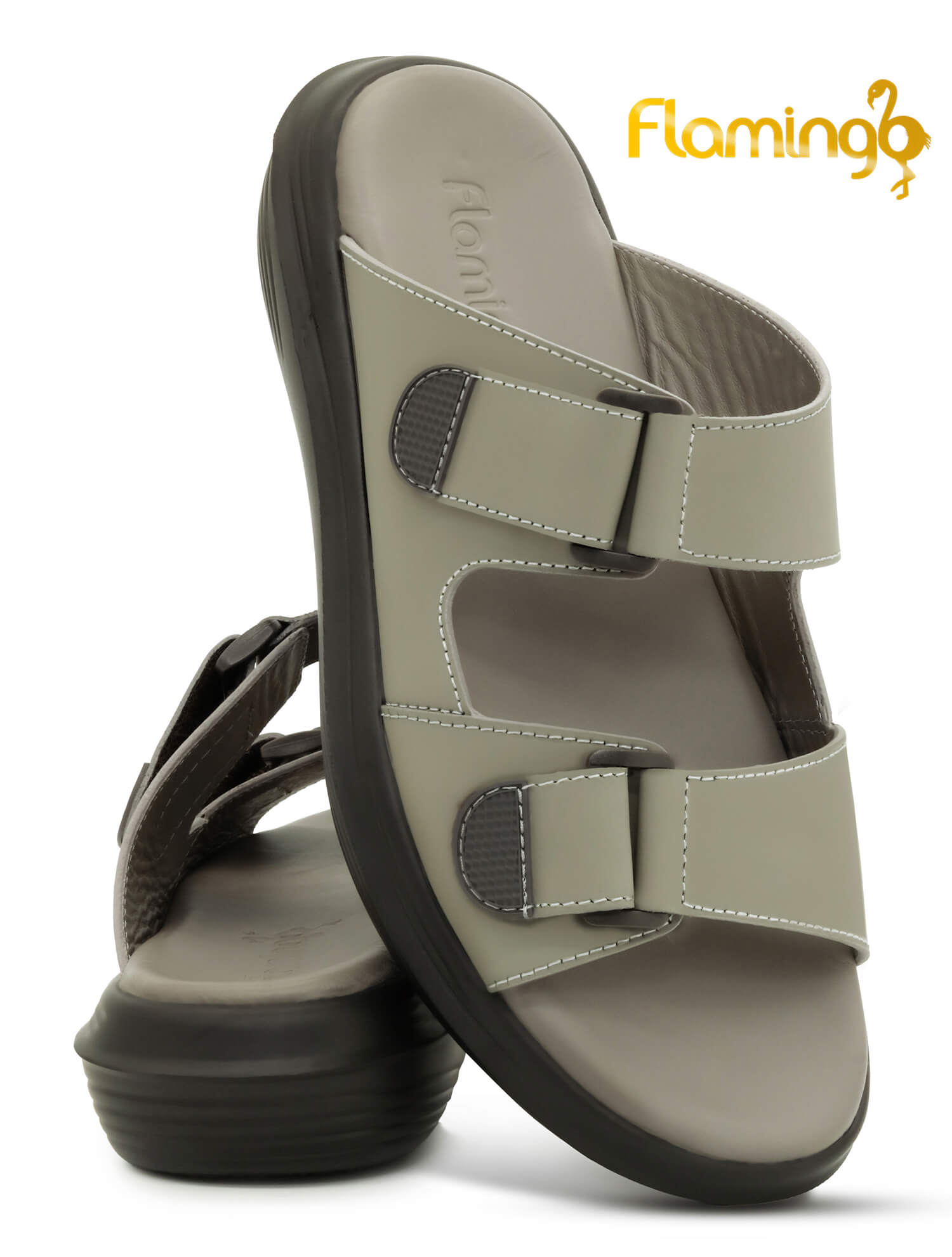 Flamingo Premium[FG134]8078 Stone Gents Arabic Sandal