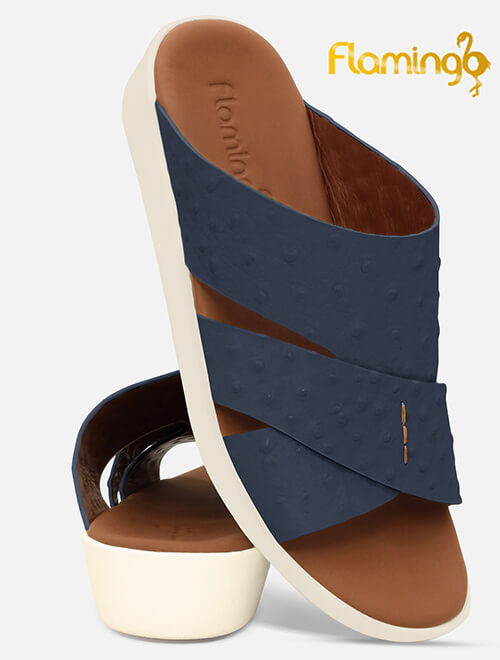 Flamingo Premium[FG141]817 [LP] OST  Navy Gents Arabic Sandal