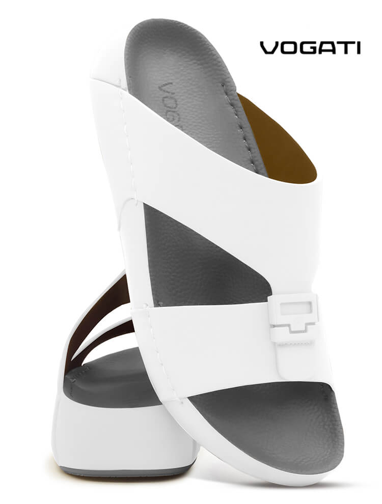 Vogati [V52]M004 White Gents Sandal